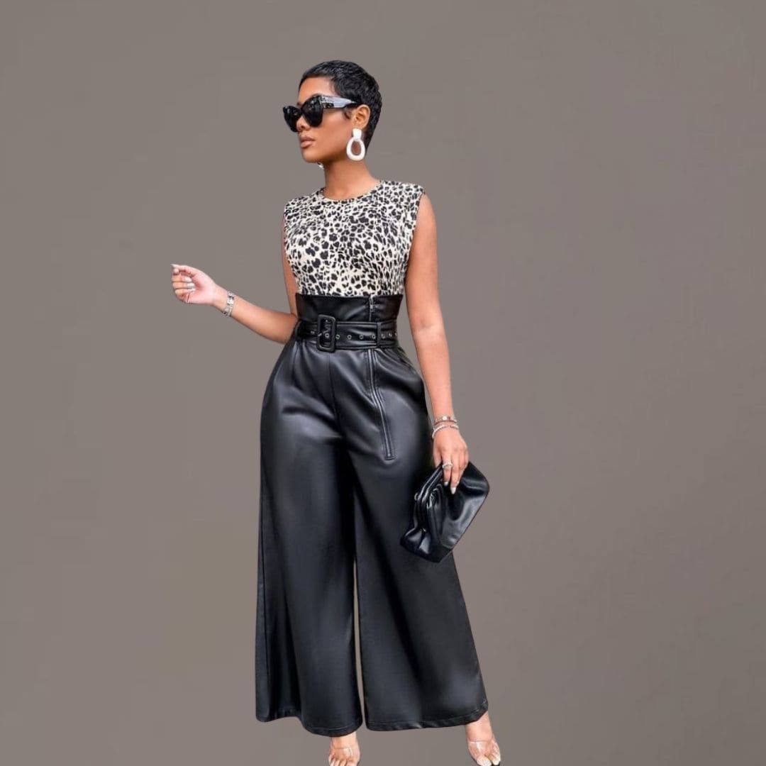 Pantalón Negro Palazzo