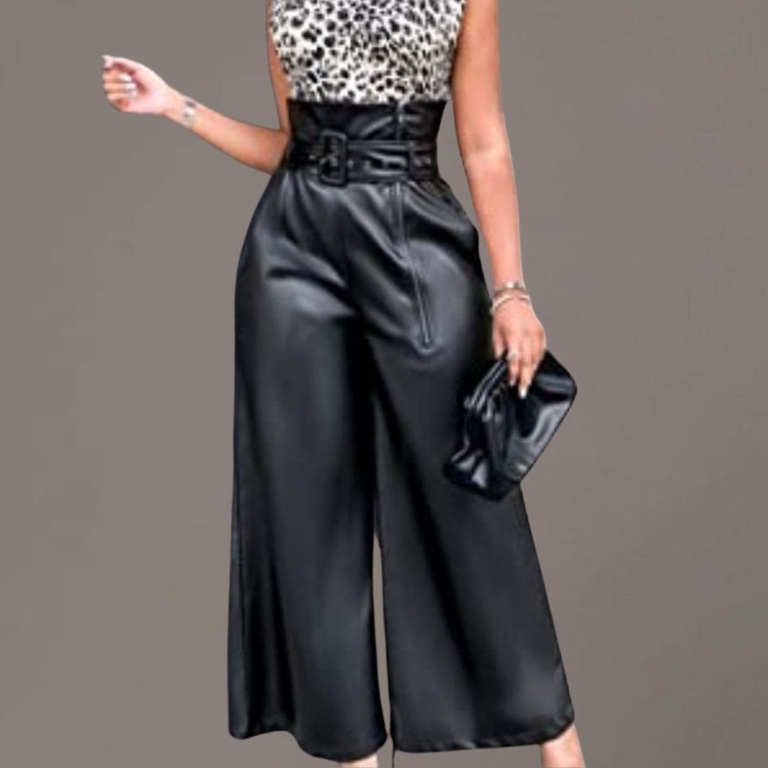 Pantalón Negro Palazzo - Image 3