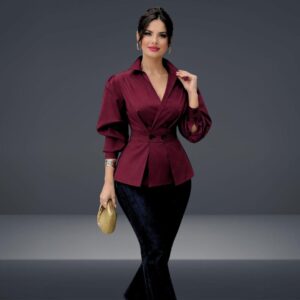Blusa Elegante Vino