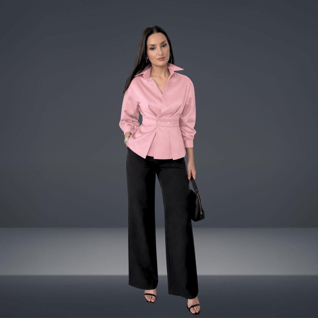 Blusa Elegante Vino - Image 3